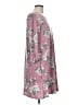 Apt. 9 Floral Gray Casual Dress Size L - photo 4