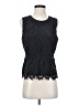 J.Crew 100% Polyester Black Sleeveless Blouse Size P (petite) - photo 1