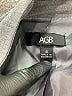 AGB Chevron-herringbone Gray Blazer Size 4 - photo 6