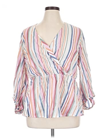 Lane Bryant 3/4 Sleeve Blouse (view 1)