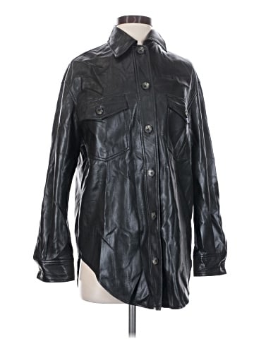Wilfred Faux Leather Top (view 1)
