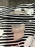 Chico's Floral Stripes White Gray 3/4 Sleeve Button-Down Shirt Size XL (3) - photo 7