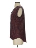 Atmosphere Tweed Brown Short Sleeve Henley Size 4 - photo 5