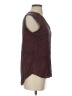 Atmosphere Tweed Brown Short Sleeve Henley Size 4 - photo 4