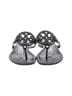 Tory Burch 100% Leather Gray Flip Flops Size 8 - photo 2