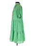 CeCe Checkered-gingham Green Casual Dress Size S - photo 5