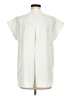 Athleta 100% Polyester Ivory Short Sleeve Blouse Size M - photo 2