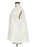 Athleta 100% Polyester Ivory Short Sleeve Blouse Size M - photo 5