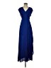 BCBGMAXAZRIA 100% Polyester Blue Cocktail Dress Size 0 - photo 1