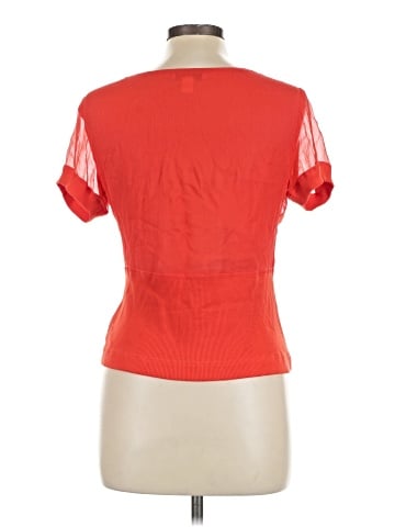 Intuitions Short Sleeve Silk Top (view 2)