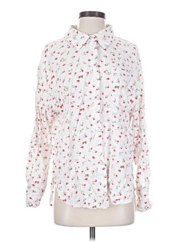 WAYF Long Sleeve Blouse (view 1)
