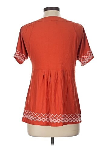 Language Short Sleeve Blouse (view 2)