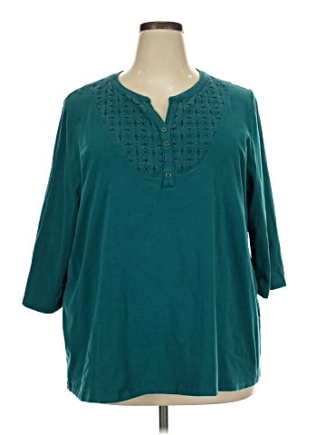 Catherines 3/4 Sleeve Blouse (view 1)