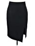 Halogen Solid Black Formal Skirt Size 8 - photo 1
