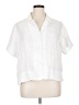 Quince White Short Sleeve Blouse Size 1X - photo 1