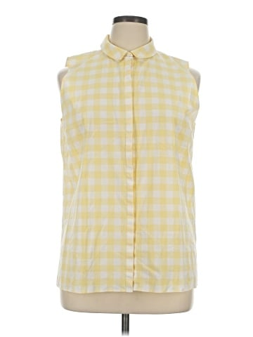 Lafayette 148 New York Sleeveless Button-Down Shirt (view 1)