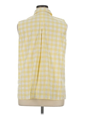 Lafayette 148 New York Sleeveless Button-Down Shirt (view 2)