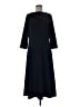 Lands' End Solid Black Casual Dress Size M - photo 1