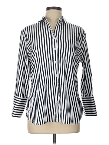 Chico's 3/4 Sleeve Button-Down Shirt (view 1)