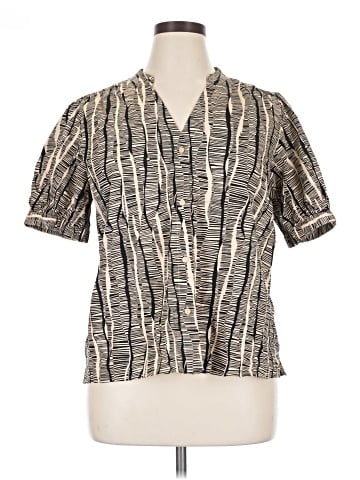 Nine West Short Sleeve Blouse (view 1)