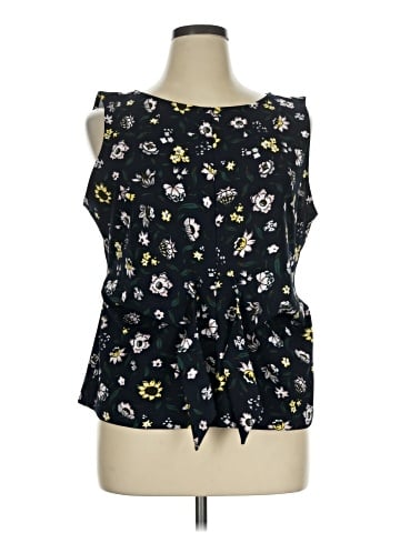 Ann Taylor Factory Sleeveless T-Shirt (view 1)
