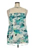 Eclair 100% Polyester Teal Sleeveless Blouse Size 2X - photo 2