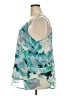 Eclair 100% Polyester Teal Sleeveless Blouse Size 2X - photo 5