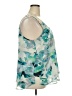 Eclair 100% Polyester Teal Sleeveless Blouse Size 2X - photo 4