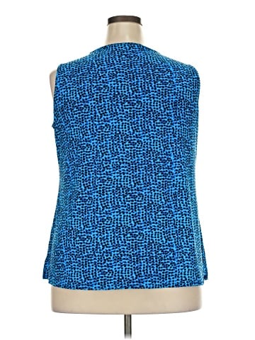 Roz & Ali Sleeveless Blouse (view 2)