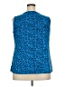 Roz & Ali Blue Sleeveless Blouse Size 2X - photo 2