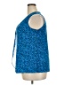 Roz & Ali Blue Sleeveless Blouse Size 2X - photo 5