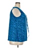 Roz & Ali Blue Sleeveless Blouse Size 2X - photo 4