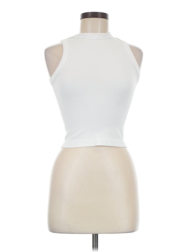 Pre-owned Dynamite Tank Top Ivory Halter Neckline Tops