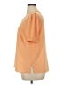 MICHAEL Michael Kors 100% Polyester Orange Short Sleeve Top Size XL - photo 5