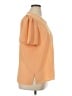 MICHAEL Michael Kors 100% Polyester Orange Short Sleeve Top Size XL - photo 4