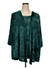 Catherines Teal Kimono Size 2X - photo 1
