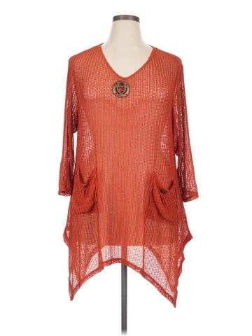 Indigo Soul 3/4 Sleeve Top (view 1)