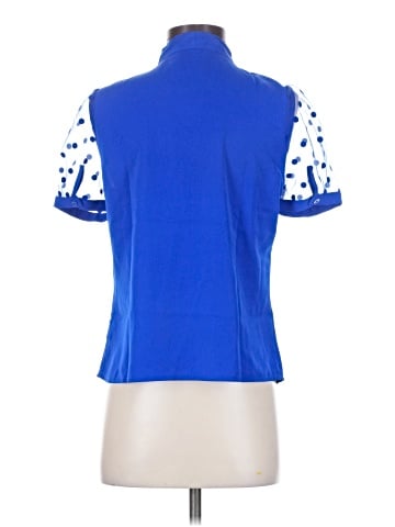 Allegra K Short Sleeve Blouse (view 2)