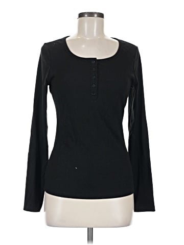 Trendy Queen Long Sleeve Henley (view 1)