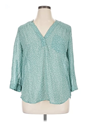 Maurices 3/4 Sleeve Blouse (view 1)