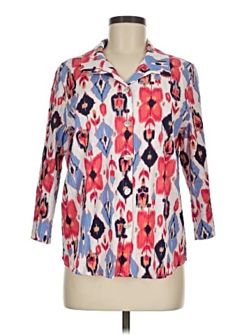 Habitat 3/4 Sleeve Blouse (view 1)
