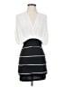 Deb Stripes White Cocktail Dress Size S - photo 1