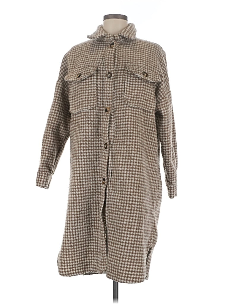 Pre-owned Forever 21 Jacket In Brown