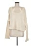 Free People Ivory Pullover Sweater Size L - photo 1