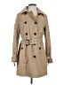 MICHAEL Michael Kors Tan Trenchcoat Size S - photo 1