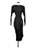 Tadashi 100% Polyester Solid Black Cocktail Dress Size 6 - photo 1
