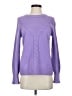 Talbots Solid Purple Pullover Sweater Size S - photo 1