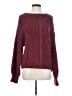 Free People 100% Cotton Burgundy Pullover Sweater Size XS - photo 1