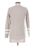 Pink Clover 100% Polyester Stripes Silver Pullover Sweater Size XS - photo 2