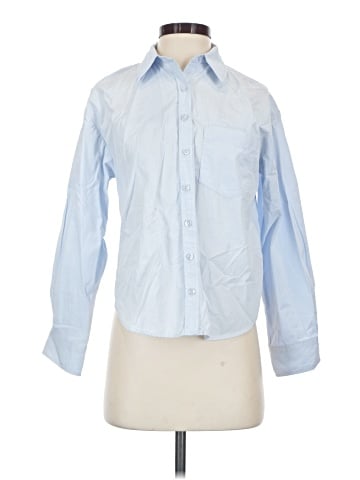 Maeve Long Sleeve Button-Down Shirt (view 1)